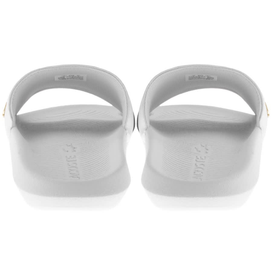 Alternative Image for ProductLacoste Croco Sliders White3